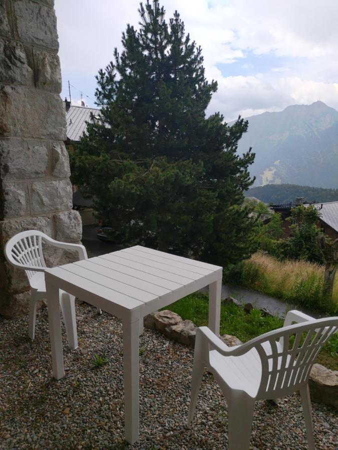 Studio au calme, vue imprenable sur la vallée Leysin Exterior foto